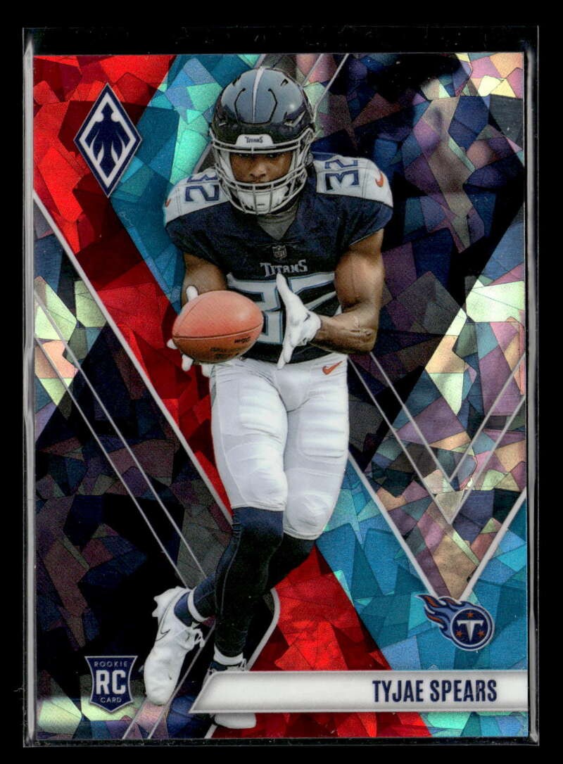 2023 Panini Phoenix Tyjae Spears Fire and Ice /50 #129 Rookie Titans UX3039