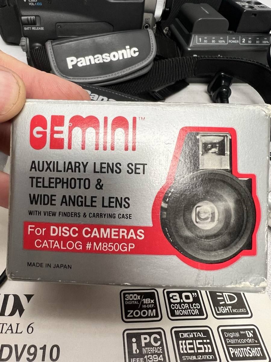 【ENGLISH】 PV-DV910 MiniDV Panasonic 410 An Early MiniDV Based Camcorder - Panasonic Digital