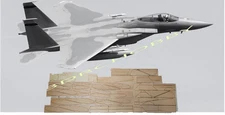 F-15 Eagle Jet 34" RC Model Airplane Kit Laser Cut Balsa Ply Short Kit + Plans