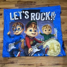 4pc ALVIN CHIPMUNKS TODDLER BEDDING Simon Theodore Comforter Sheets. T15