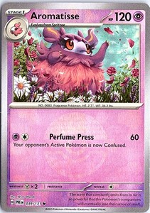 Aromatisse (Poke Ball Pattern) Common SV: Prismatic Evolutions 039/131 LP Pokemo