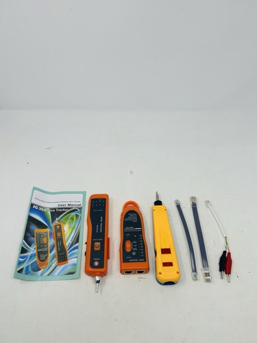 XQ-350 Network Wire Tracker Cable Tester RJ45 RJ11 Punch Down Tool Kit B26