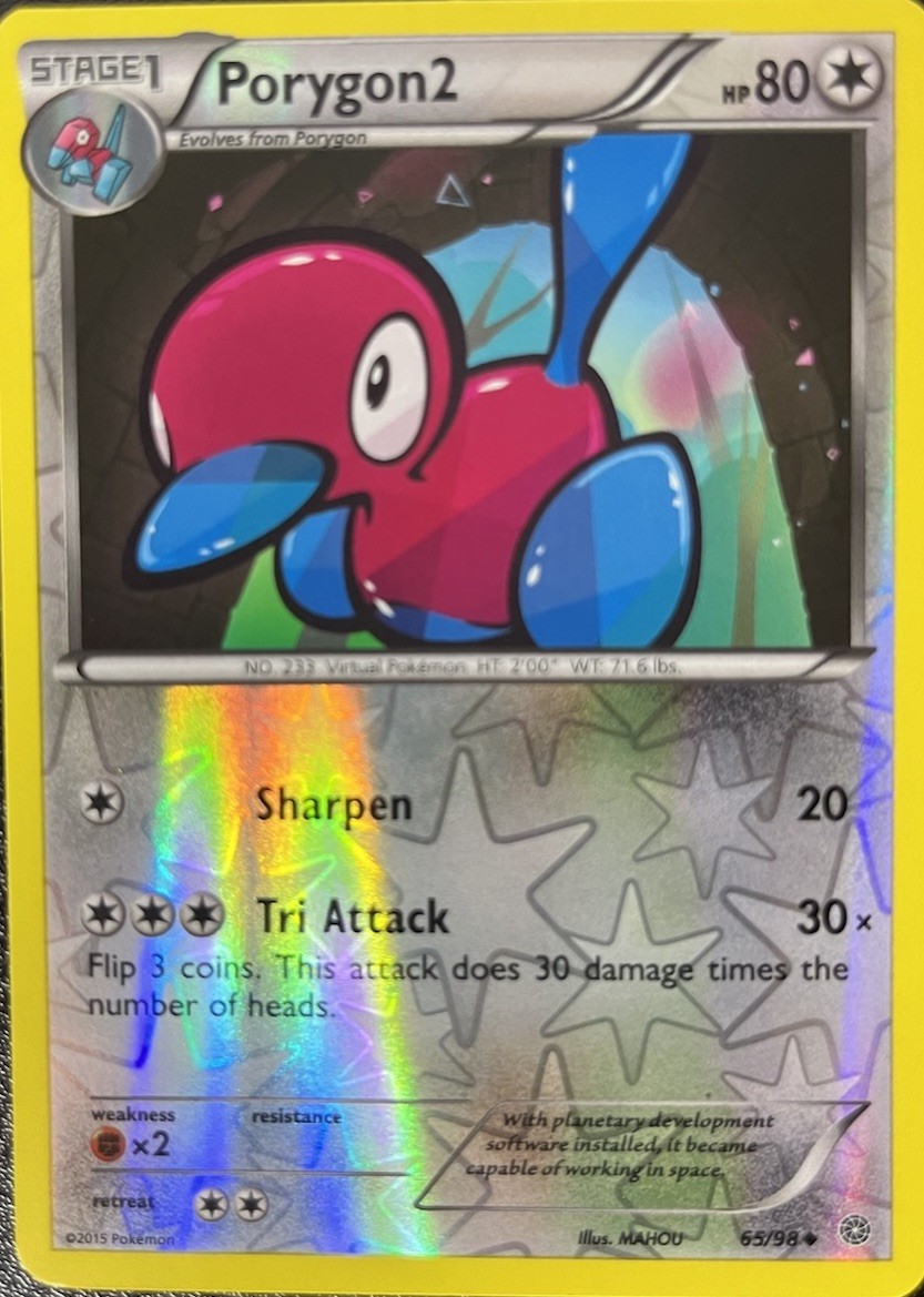 Porygon2 65/98 XY - Ancient Origins Reverse Holo