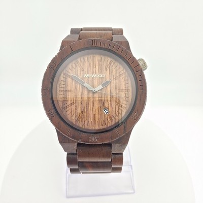 WEWOOD Arrow Nut Men's Watch 100% Natural Walnut Wood Stainless Steel Clasp 7''