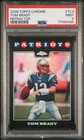 2008 TOPPS CHROME REFRACTOR #TC3 TOM BRADY PSA 9
