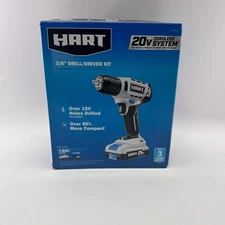 Hart 20V 3/8" Cordless Drill / Driver Only