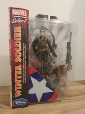 Disney Store Marvel Diamond Select Winter Soldier Collector Ed Figure 7.25" NEW