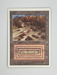 MTG Unlimited Plateau Dual Land - Rare Reserved List