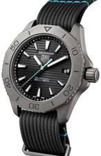 TAG Heuer Aquaracer 200 Solargraph Limited Ed blk dial 40mm WBP1180.FN8027 strap 4