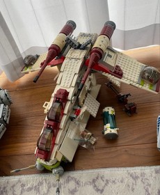 LEGO Star Wars Republic Attack Gunship 7676 Millennium Falcon 75105 8128 Used