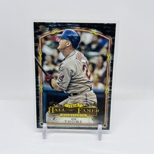 2018 Topps Update #HFH-13 Jim Thome Hall of Famer Highlights Black