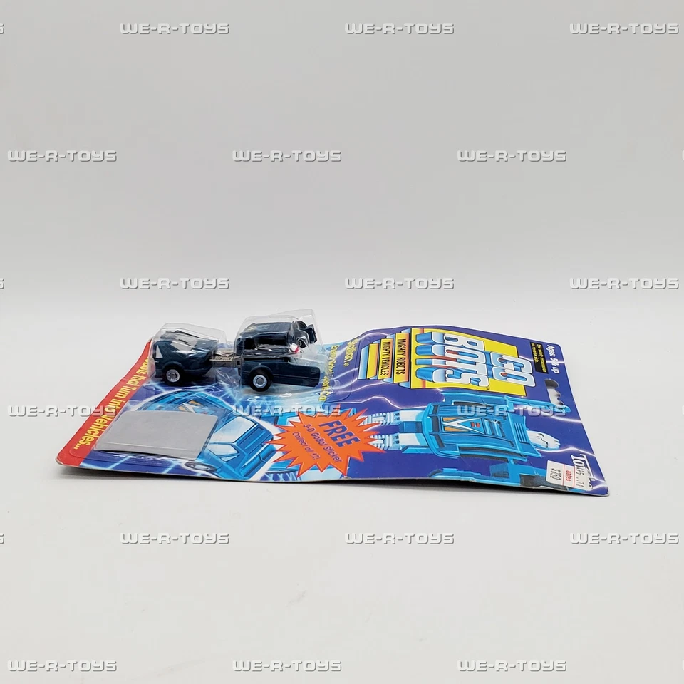 Go Bots Stallion 49 Enemy Robot Sports Car Action Figure and 3D Sticker NEW - Image 4 of 4