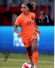 Netherlands Lieke Martens Autographed Signed 8x10 Photo COA #8