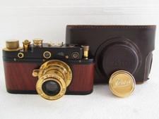 Leica-II D Wiking WWII Vintage Russian 35mm Range Finder BLACK Camera EXCELLENT