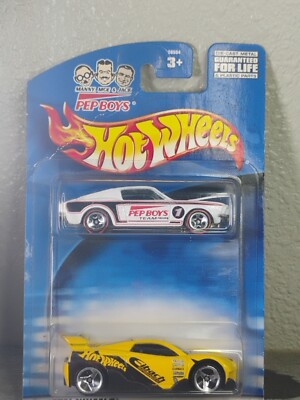 2001 Hot Wheels Pep Boys 2 pack excl w/68 Mustang