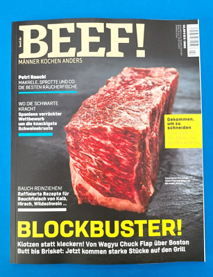 BEEF 74 ... 2/2023 .. Männer kochen anders ... Blockbuster ! ... NEU + ungelesen