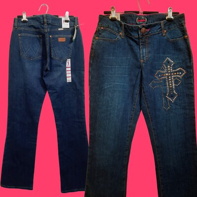 ◆ROCKCAKE◆ Studded Line Point Jeans Blue Frame Le Sleek Straight Studded Jeans | Saks Fifth Avenue