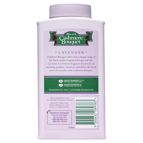 Cashmere Bouquet Lavendar Talcum Powder 250g - Picture 2 of 2