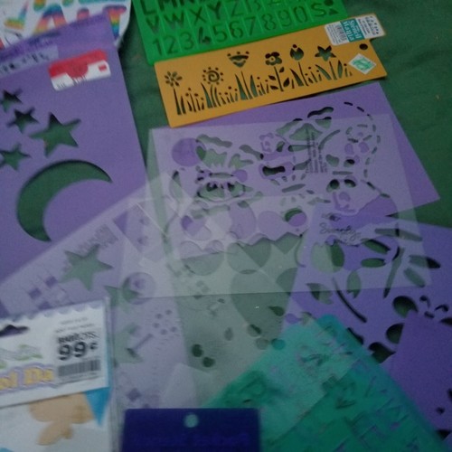 HUGE Craft LOT TEACHER Stencils Stickers Die Cut Letters Banners Bulletin Board - Picture 14 of 22