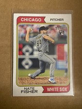 2023 Topps Heritage #352 Nate Fisher RC Chicago White Sox Rookie