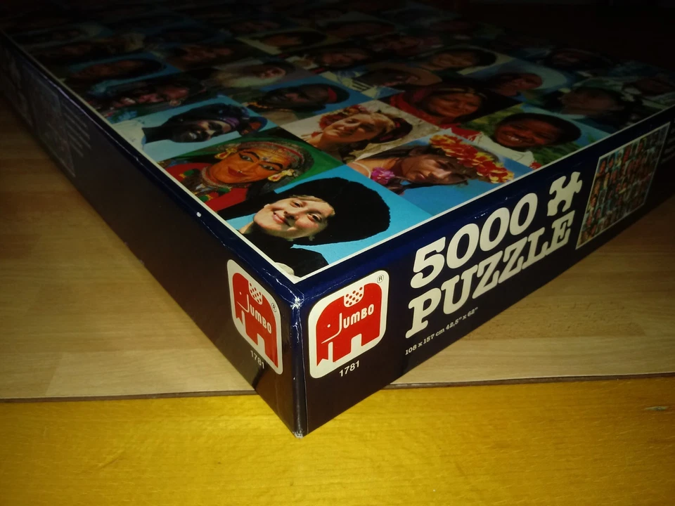 JUMBO puzzle jigsaw HAPPY FACES 5000 PEZZI NEW SAELED - Immagine 3 di 4