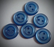 5/8" Blue Craft/Clothing Buttons