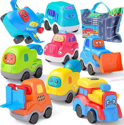 NEW IN BOX Inertia Baby Toy for TODDLER CARS WITH CARRING CASE PLAYING  MAT