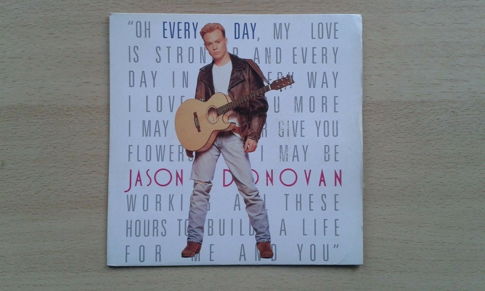 JASON DONOVAN "EVERY DAY ( I LOVE YOU MORE )"  7" SINGLE 1989 N/MINT