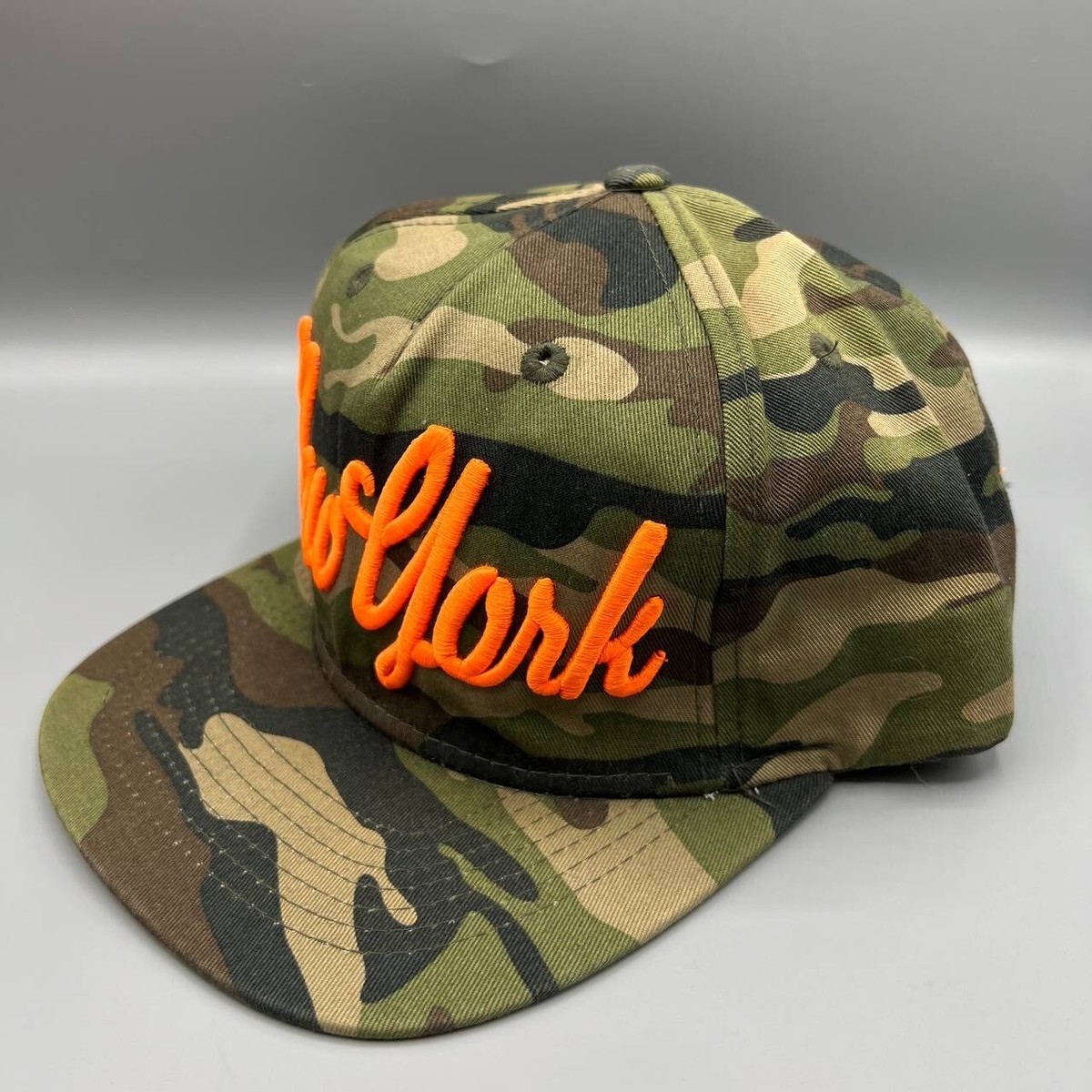 New York Hat Men Green Camouflage Kbethos Snap Back Cap | eBay