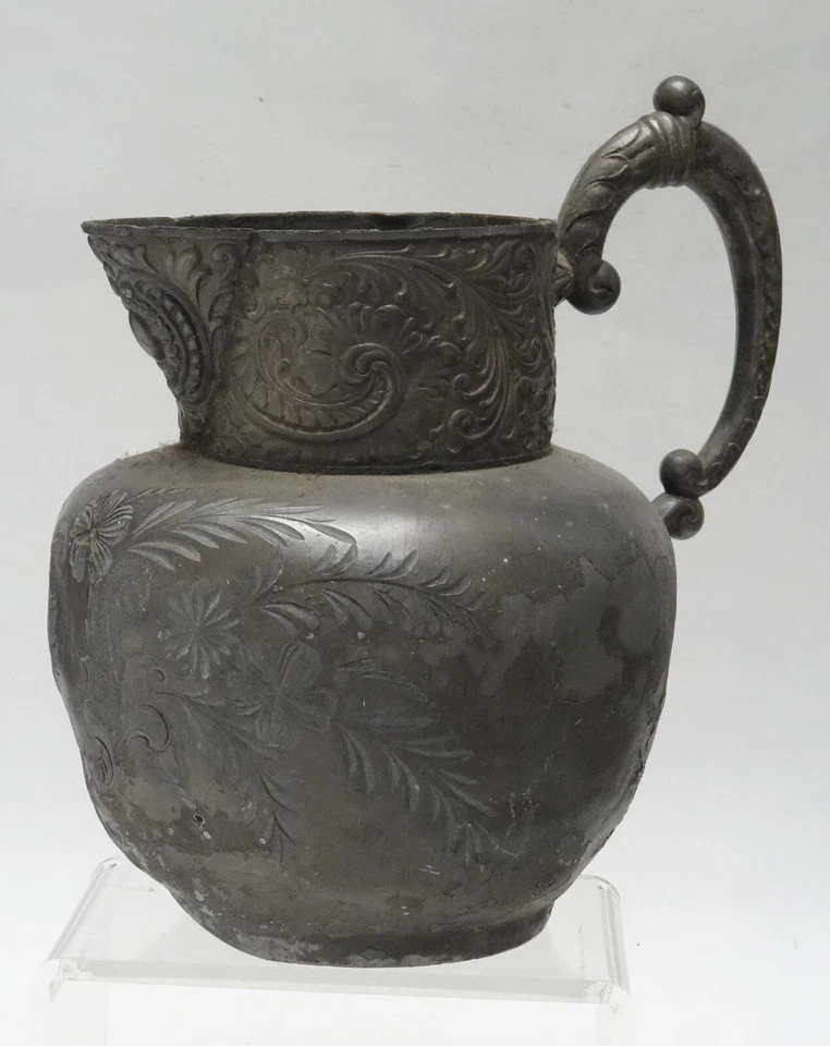 Antiguo victoriano E.G. Jarra Webster Cuádruple Plate 110 9" H Foto 3 de 4