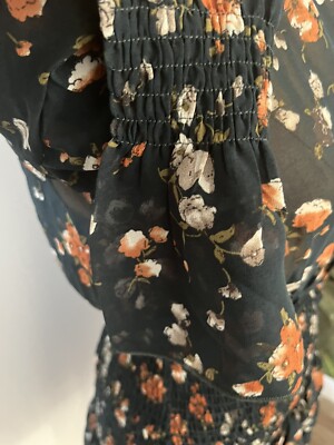Princess Polly Evening Bloom Ruffled Tiered Floral Mini Dress Size 8 | eBay  Australia
