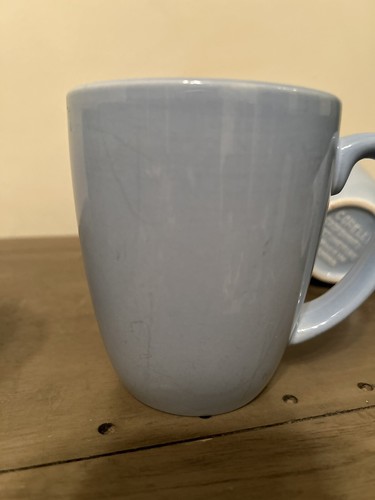Set Of 5 W/slight Marks/Scuffs; Light Blue Corelle Stoneware Coffee Mugs - Picture 12 of 13