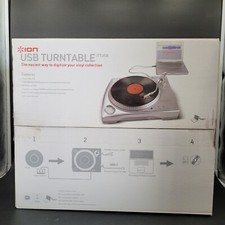 Ion DJ Turn Table ITTUSB 33, 45 Digital Converter Record Player Incomplete READ