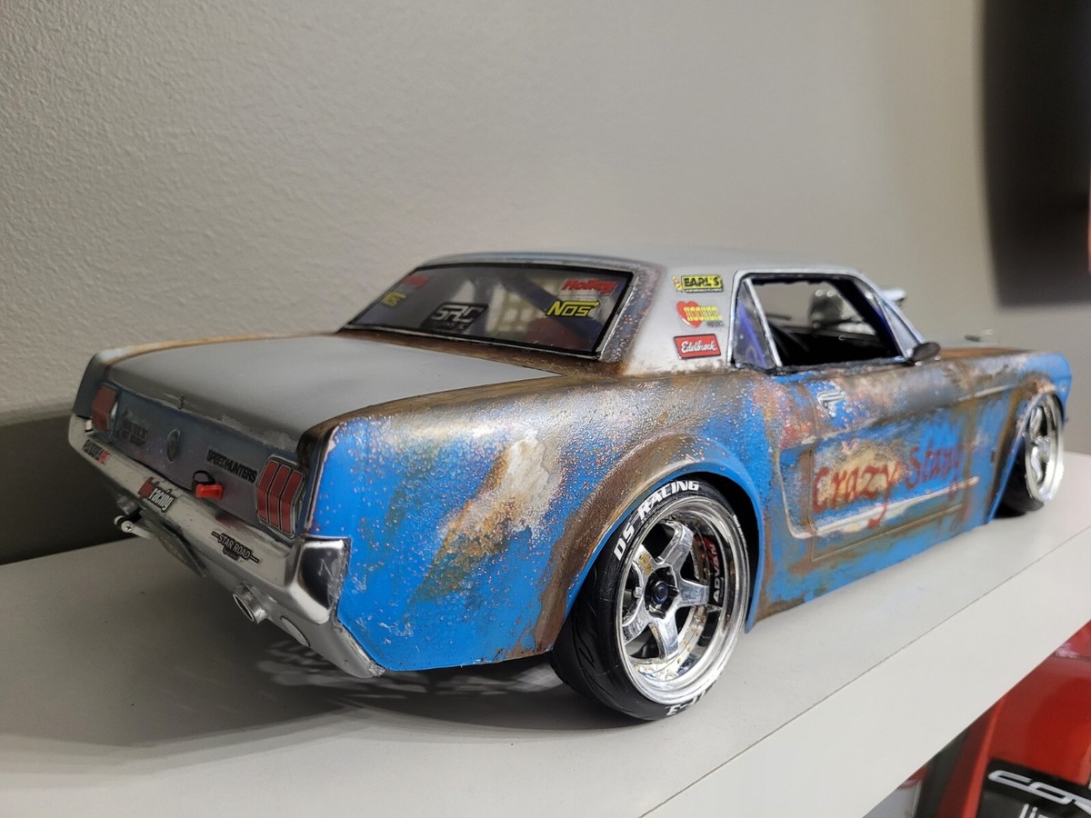 Custom 1/10 1966 Ford Mustang Coupe Body Only. Fits Usukani