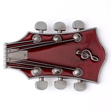 Music Guitar Belt Buckle Western Cowboy Native American GTR-03-PP 