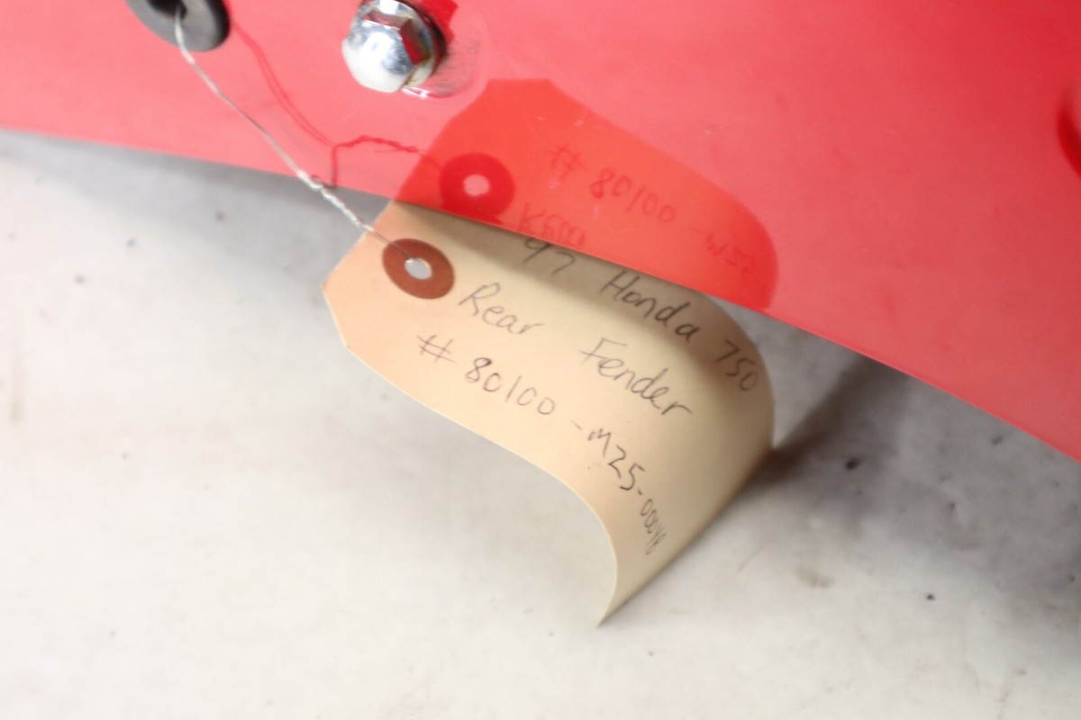 OEM Honda Rear Fender 1997 Magna 750 VF750 Red 80100-MZ5 | eBay