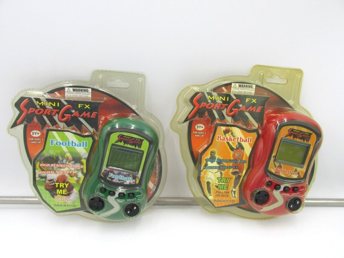 Lot of 2 Mini FX Sport Games Football & Basketball - New Sealed | eBay