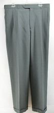 Brooks Brothers Pants Mens 35x32 Dress Slacks Chino Trouser Wool Grey Stretch