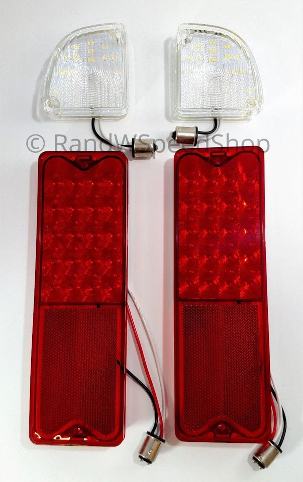 Complete LED Light Kit for 1969-1970 Chevy Truck w/ Tail Turn Reverse & Marker - Image 2 of 4