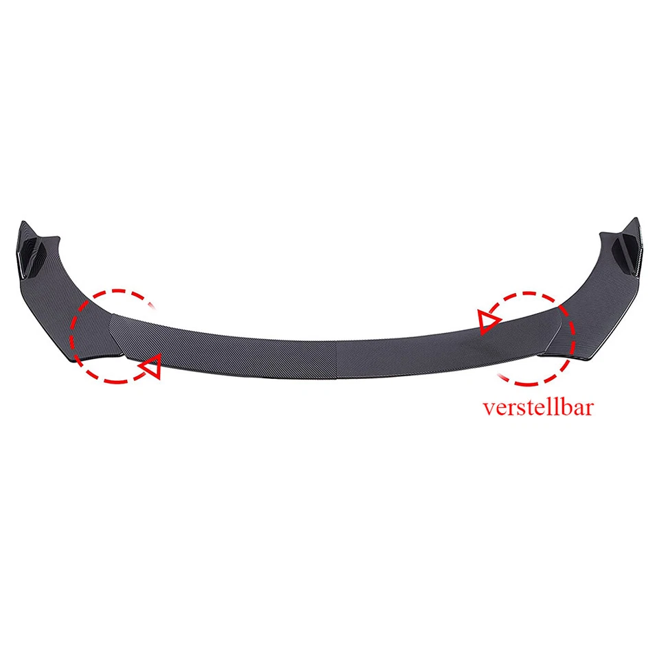 Car Front Bumper Lip Splitter Strut Rods Side Skirts Body Kits for NISSAN Maxima Foto 4 de 4