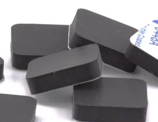 3/4" Sq Rubber Feet x 3/16" Thick for Video Game Consoles, 3M Adhesive Backing