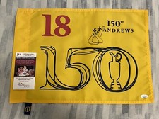 Cameron Smith Signed 2022 British Open Golf Pin Flag Winner Autographed JSA COA