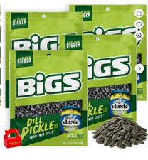 BIGS Vlasic Dill Pickle Sunflower Seeds, 4-Pack 3.6 oz. Each ,