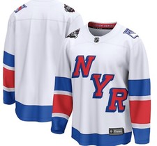 New York Rangers 2024 NHL Stadium Series Fanatics Hockey Jersey White Adult XL