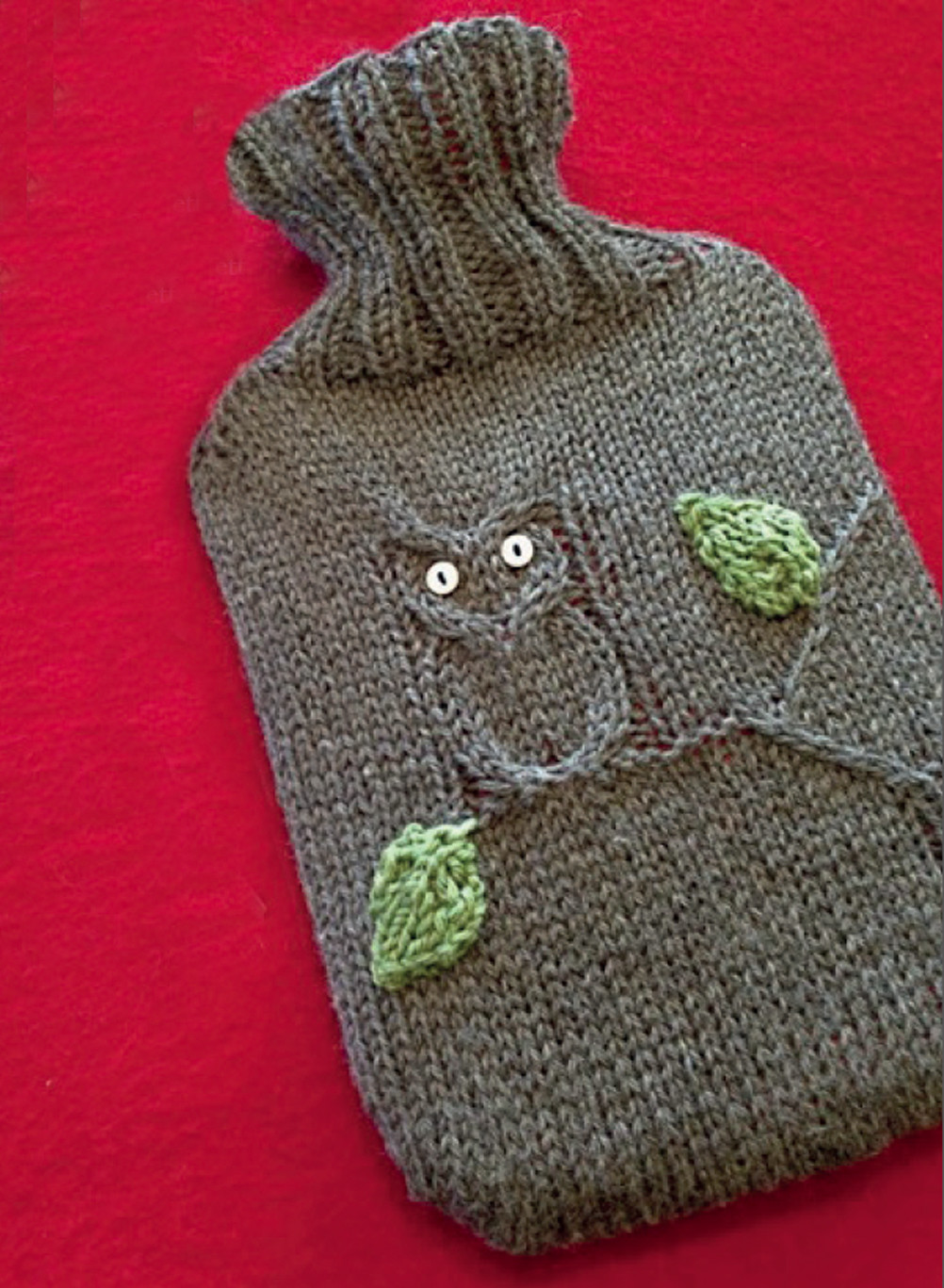 Knitting Patterns Owl Hot Water Bottle Cover P0326 eBay