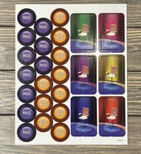 2008 The Moment Of Truth Game Replacement Piece Chips And Chair Cards