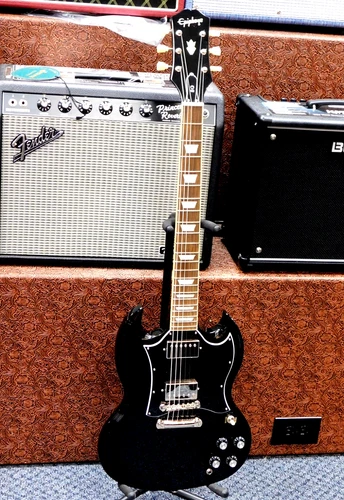 2023 Epiphone SG Standard Electric Guitar! Ebony Finish! VERY NICE!!!