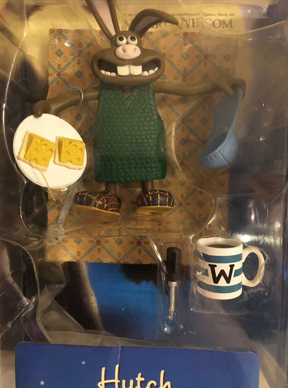 2005 Mcfarlane Wallace & Gromit Curse of the WereRabbit 6" Hutch