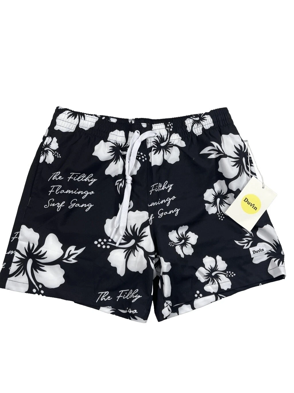 Size M White Regular Size Swimwear for Men