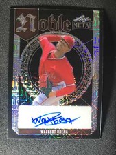 2023 Leaf Metal Baseball Auto Noble Black Mojo Walbert Urena 2/3